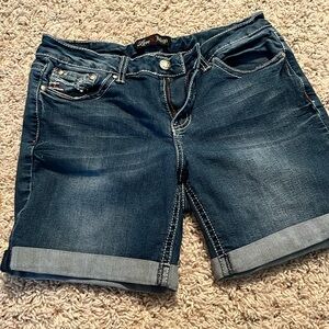 Women Jean shorts, Love Indigo Brand. Very comfortable kind of stretchy